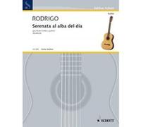 Partitions classique SCHOTT RODRIGO JOAQUIN - SERENADE TO THE DAWN - FLUTE OR VIOLIN AND GUITAR Flûte traversière G