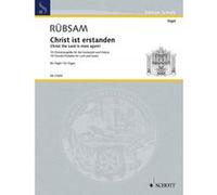 Partitions classique SCHOTT RUEBSAM W. - CHRIST THE LORD IS RISEN AGAIN! - ORGUE Orgue