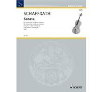Partitions classique SCHOTT SCHAFFRATH CHRISTOPH - SONATA IN G MAJOR - CELLO AND BASSO CONTINUO Violoncelle G