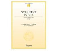 Partitions classique SCHOTT SCHUBERT FRANZ - DIE FORELLE OP. 32 D 550 - HIGH VOICE PART AND PIANO Soprano, instruments G
