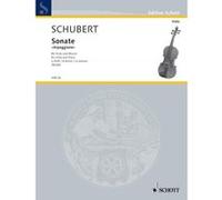 Partitions classique SCHOTT SCHUBERT FRANZ - SONATE FOR ARPEGGIONE A MINOR D 821 - VIOLA AND PIANO Alto