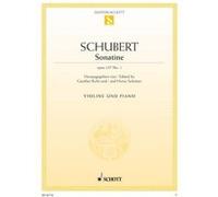 Partitions classique SCHOTT SCHUBERT FRANZ - SONATINA D MAJOR OP. 137/1 D 384 - VIOLIN AND PIANO Violon