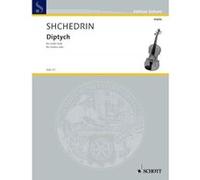 Partitions classique SCHOTT SHCHEDRIN RODION - DIPTYCH - VIOLIN Violon G