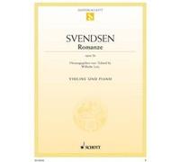 Partitions classique SCHOTT SVENDSEN JOHAN SEVERIN - ROMANZE OP. 26 - VIOLIN AND PIANO Violon