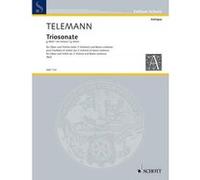 Partitions classique SCHOTT TELEMANN GEORG PHILIPP - TRIOSONATA G MINOR - OBOE, VIOLIN AND BASSO CONTINUO Ensemble mixte