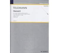 Partitions classique SCHOTT TELEMANN KONZERT G-DUR Format poche