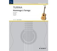 Partitions classique SCHOTT TURINA JOAQUIN - HOMMAGE TARREGA OP. 69 - GUITAR Guitare G