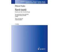 Partitions classique SCHOTT VASKS P. - SAVA TAUTA - CHORALE Choeur et ensemble vocal