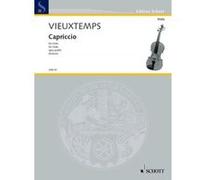 Partitions classique SCHOTT VIEUXTEMPS HENRI - CAPRICCIO - VIOLA Alto