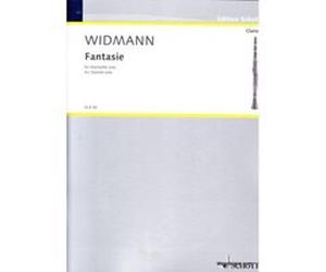 Partitions classique SCHOTT WIDMANN J. - FANTASIE - CLARINETTE SOLO Clarinette
