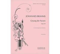 Partitions classique SIMROCK BRAHMS JOHANNES - SONG OF THE FATES OP. 89 - MIXED CHOIR AND ORCHESTRA Choeur et ensemble vocal