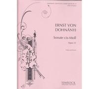 Partitions classique SIMROCK DOHNANYI E. (VON) - SONATE CIS-MOLL OP. 21 - VIOLON ET PIANO Violon G