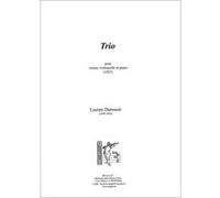 Partitions classique Symetrie DUROSOIR L. - TRIO, EN SI MINEUR - MUSIQUE DE CHAMBRE Musique de chambre