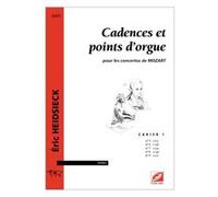 Partitions classique Symetrie HEIDSIECK E. - CADENCES ET POINTS D'ORGUE, POUR LES CONCERTOS DE MOZART - PIANO Piano