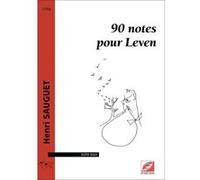 Partitions classique Symetrie SAUGUET H. - 90 NOTES POUR LEVEN - FLUTE Flûte traversière