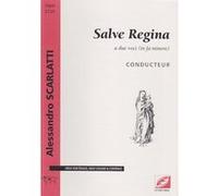 Partitions classique Symetrie SCARLATTI A. - SALVE REGINA A DUE VOCI - CONDUCTEUR Choeur et ensemble vocal