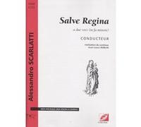 Partitions classique Symetrie SCARLATTI A. - SALVE REGINA A DUE VOCI IN F MINORE Soprano, instruments