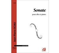 Partitions classique Symetrie SCIAU J.P. - SONATE, POUR ALTO ET PIANO - ALTO Alto