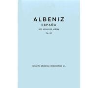 Partitions classique UME (Union Musical Ediciones) ALBENIZ - ESPANA OP.165 SEIS HOJAS DE ALBUM COMPLETE - PIANO SOLO Piano