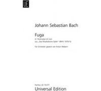 Partitions classique UNIVERSAL EDITION BACH J.S. - FUGUE (RICERCATA) NO.2 FROM THE MUSICAL OFFERING BWV 1079/5 - ORCHESTRA Orchestre G
