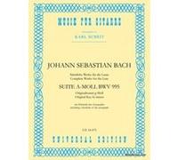 Partitions classique UNIVERSAL EDITION BACH JEAN-SEBASTIEN - SUITE A-MOLL BWV 995 - LUTH Luth