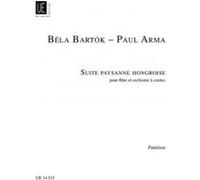 Partitions classique UNIVERSAL EDITION BARTOK B. - SUITE PAYSANNE HONGROISE - FLUTE AND STRING ORCHESTRA Flûte traversière
