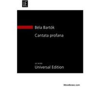 Partitions classique UNIVERSAL EDITION BARTOK BELA - CANTATA PROFANA Format poche