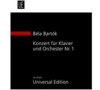Partitions classique UNIVERSAL EDITION BARTOK BELA - PIANO CONCERTO N°1 - STUDY SCORE Format poche G