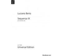 Partitions classique UNIVERSAL EDITION BERIO L. - SEQUENZA Xia - CLARINETTE Clarinette G