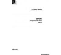 Partitions classique UNIVERSAL EDITION BERIO L. - SONATA - PIANO Piano G