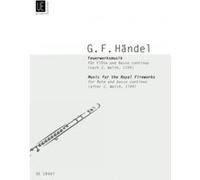 Partitions classique UNIVERSAL EDITION HAENDEL G.F. - FIREWORKS MUSIC - FLUTE AND BASSO CONTINUO Flûte traversière G