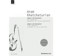 Partitions classique UNIVERSAL EDITION KHATCHATURIAN A. - ADAGIO AND BACCHANAL FROM SPARTACUS - VIOLON ET PIANO + MP3 Violon