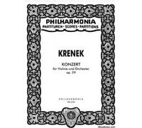 Partitions classique UNIVERSAL EDITION KRENEK ERNST - VIOLIN CONCERTO OP.29 Format poche G