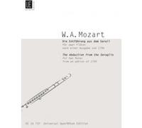 Partitions classique UNIVERSAL EDITION MOZART W.A. DIE ENTFüHRUNG AUS DEM SERAIL, NACH EINER AUSGABE VON 1799 Flûte traversière