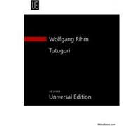 Partitions classique UNIVERSAL EDITION RIHM W. - TUTUGURI. POEME DANSE - CONDUCTEUR Format poche