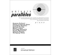 Partitions classique UNIVERSAL EDITION UNIVERS PARALLELES - PIANO Piano