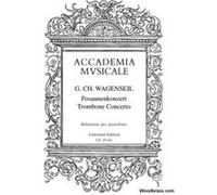 Partitions classique UNIVERSAL EDITION WAGENSEIL G.C. - CONCERTO - TROMBONE ET PIANO Trombone