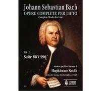 Partitions classique Ut Orpheus BACH J.S. - COMPLETE WORKS FOR LUTE VOL.2 : SUITE BWV 996, BAROQUE LUTE VERSION Luth