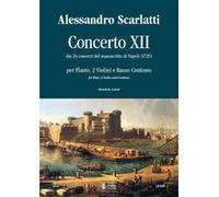 Partitions classique Ut Orpheus SCARLATTI ALESSANDRO - CONCERTO N° 12 EN DO MINEUR - FLUTE A BEC ALTO ET CORDES Flûte à bec