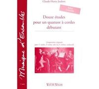 Partitions classique VAN DE VELDE JOUBERT C.H. - ETUDES (12) - QUATUOR A CORDES Ensemble à cordes