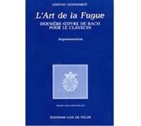 Gustav Leonhardt – L'Art de la fugue – Dernière œuvre de Bach pour clavecin – Van de Velde