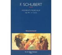 Partitions classique VAN DE VELDE SCHUBERT F. - MOMENTS MUSICAUX N°3 ET 6 - PIANO Piano