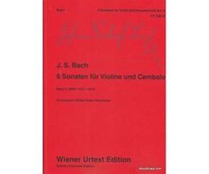 Partitions classique WIENER URTEXT EDITION BACH J. S. - 6 SONATEN (VOL. 2) - VIOLON ET PIANO Violon