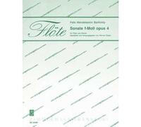 Partitions classique ZIMMERMANN MENDELSSOHN FELIX - SONATE F-MOLL OP.4 - FLUTE ET PIANO Flûte traversière