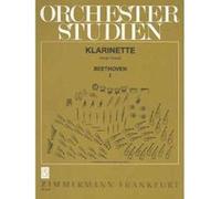 Partitions classique ZIMMERMANN ORCHESTERSTUDIEN FÜR KLARINETTE - BEETHOVEN VOL.1 Clarinette G