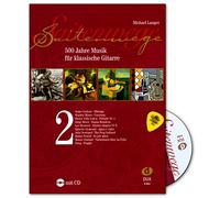 Partitions de musique 2/500 ans pour guitare classique - Livre de partitions avec CD. Plek - 9783934958562