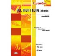 Partitions jazz&blues CARISCH RICHIE LIONEL - ALL NIGHT LONG - ENSEMBLE MUSICAL Orchestre G