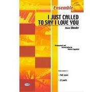 Partitions jazz&blues CARISCH WONDER STEVIE - I JUST CALLED TO SAY I LOVE YOU - ENSEMBLE MUSICAL Big band