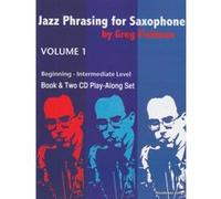 Partitions jazz&blues JAZZ STUDIO FISHMAN G. - JAZZ PHRASING FOR SAXOPHONE VOL. 1 + 2 CD'S Saxophone