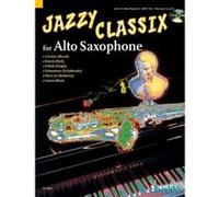 Partitions jazz&blues SCHOTT JAZZY CLASSIX - ALTO SAXOPHONE: PIANO AD LIB. Saxophone G